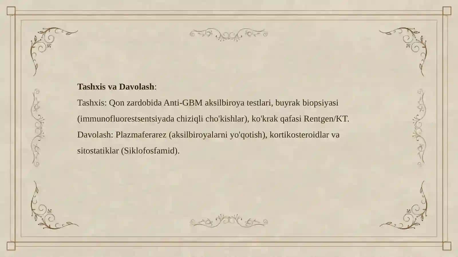 Gudpaschersindromi va Alportsindromi 4