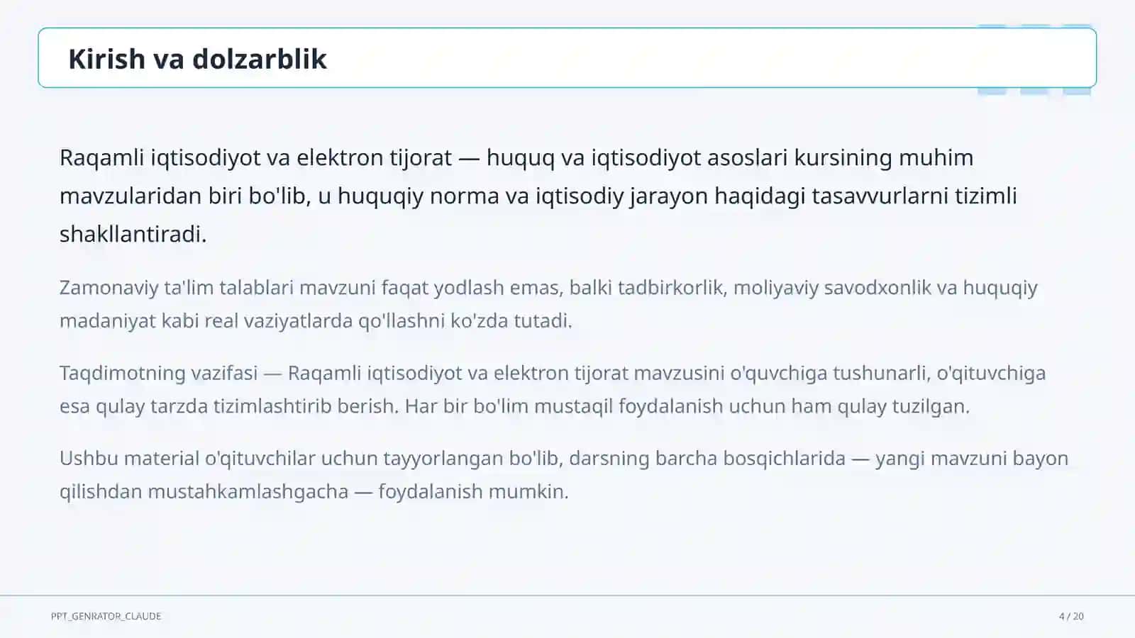 Raqamli iqtisodiyot va elektron tijorat (11-sinf) 4
