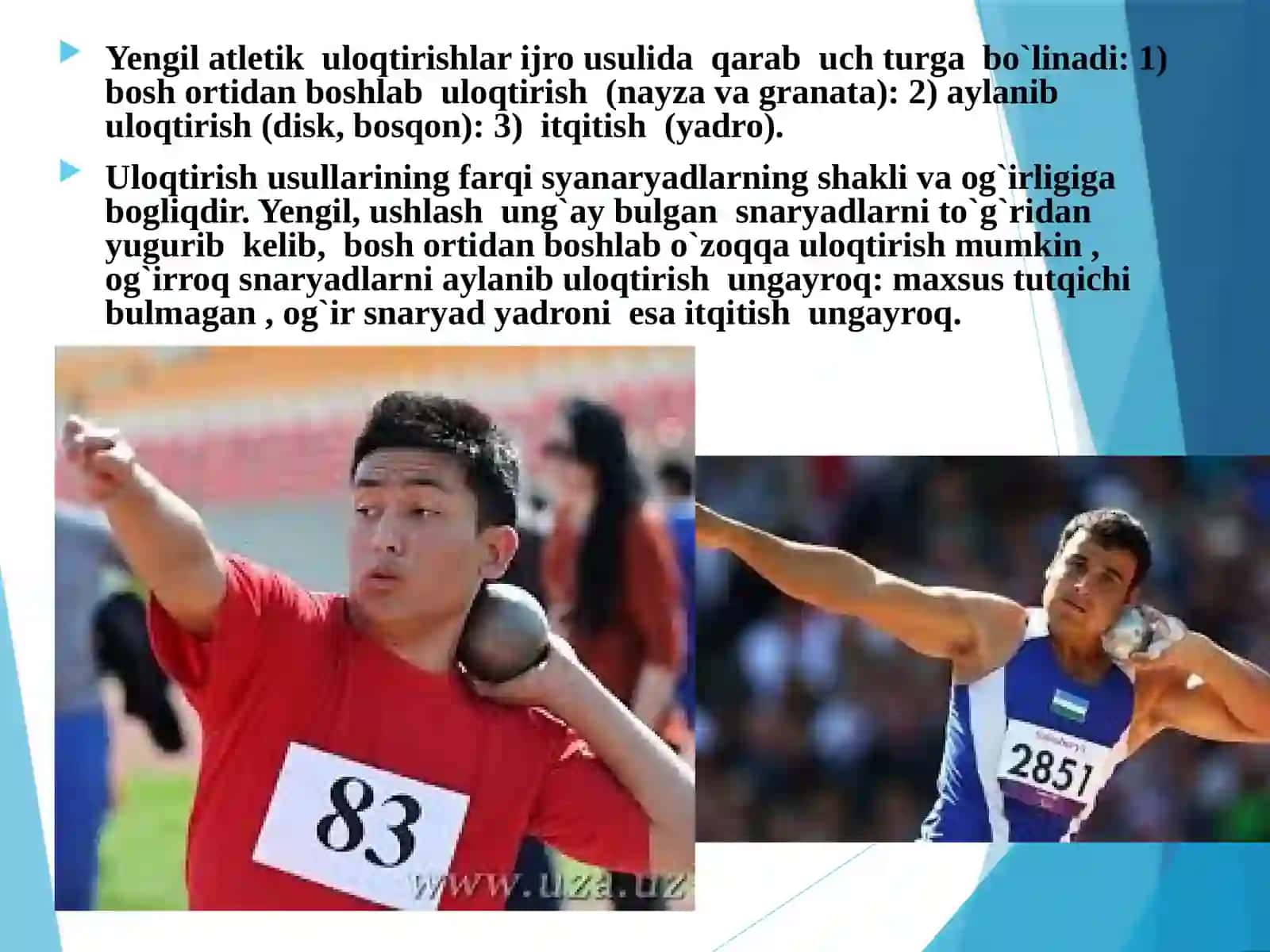 Yengilatletika musobaqao`tkazish vahakamlik qilish 4