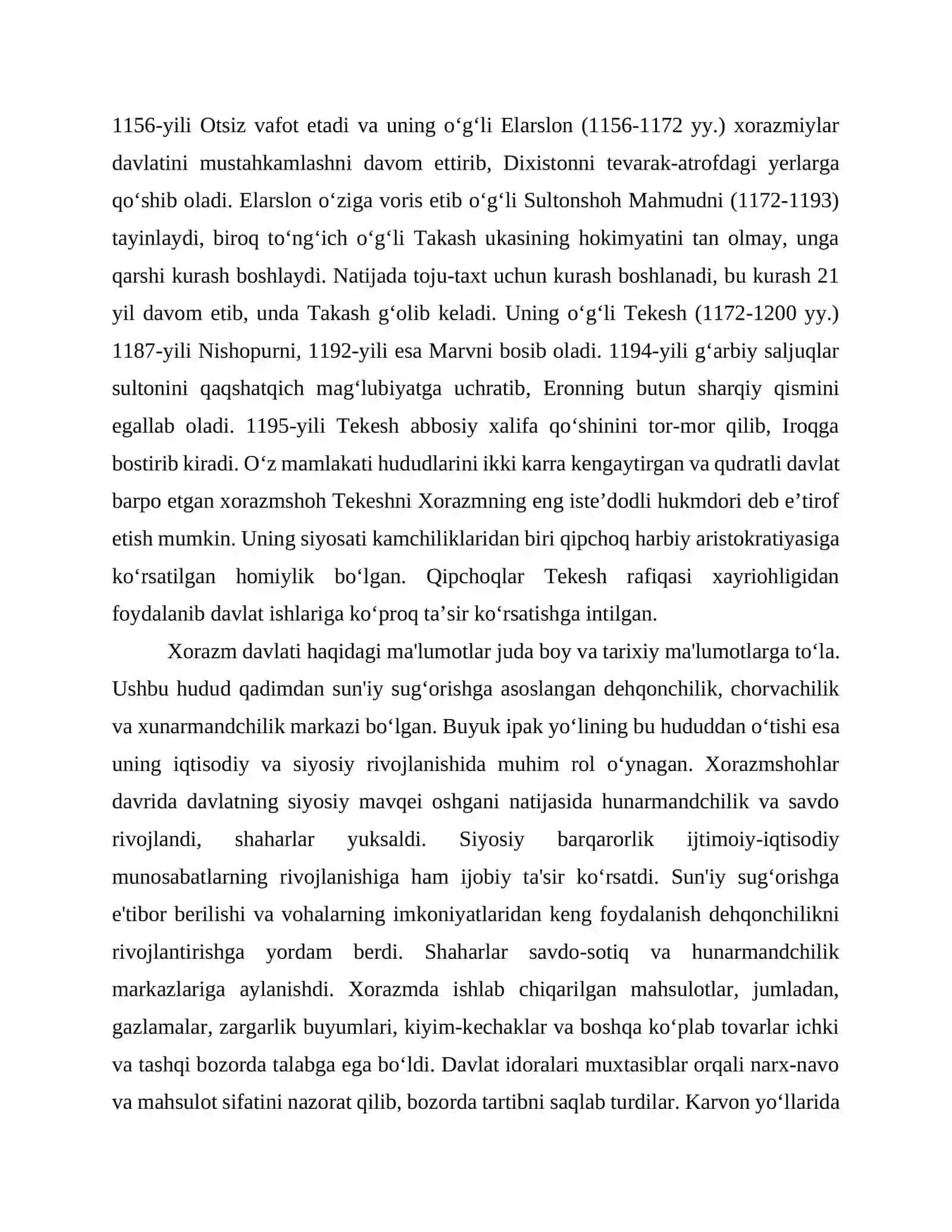 Xorazmshohlar Davlati 4