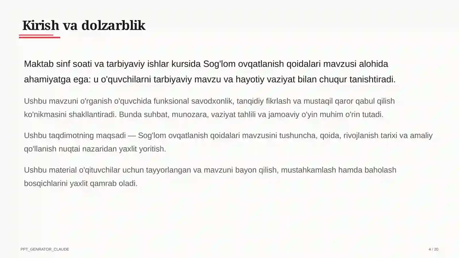 Sog'lom ovqatlanish qoidalari 4