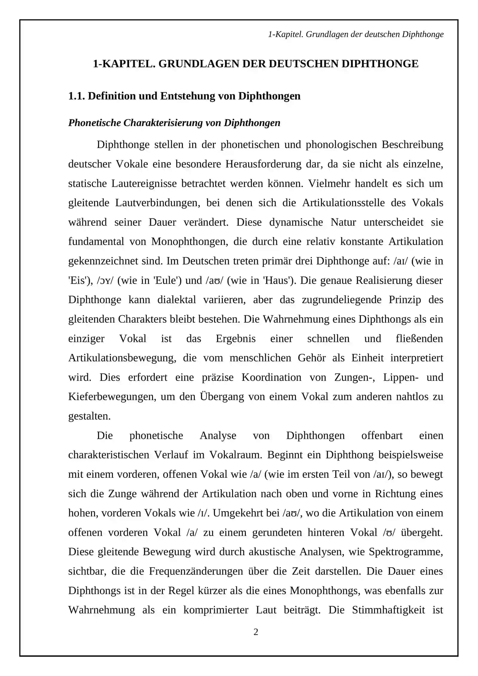 Diphthonge im Deutschen 4