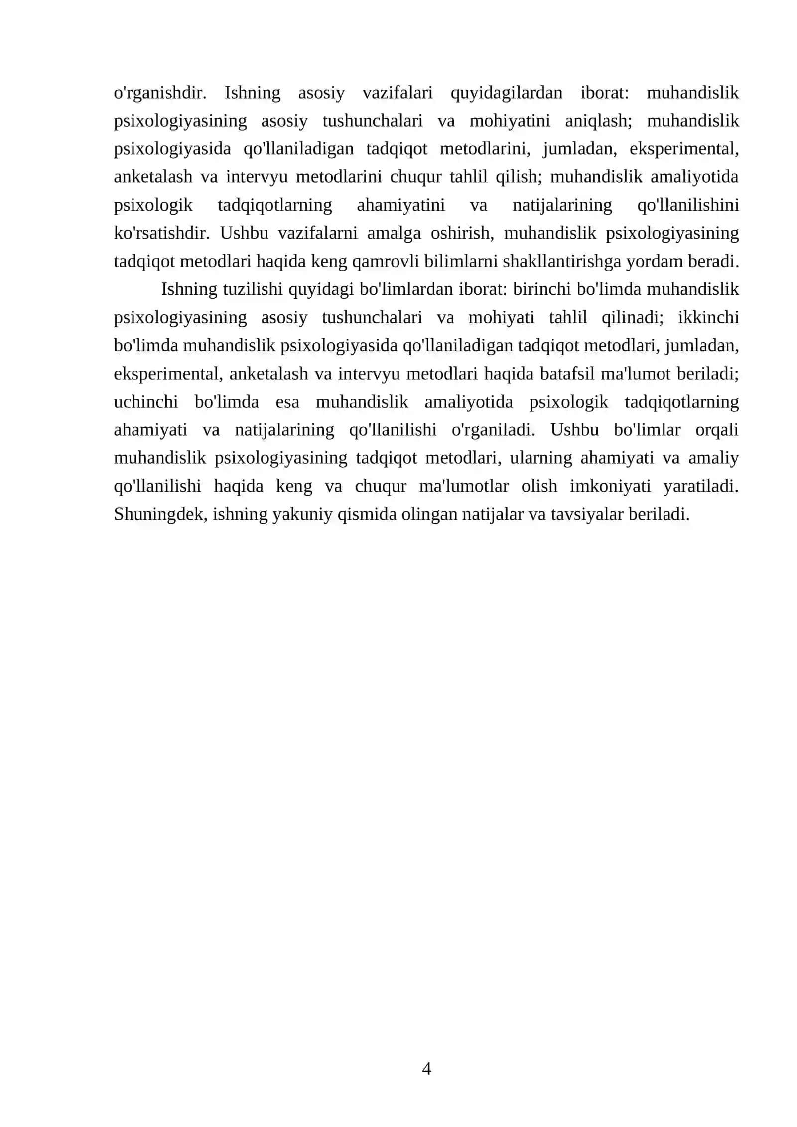 Muhandislik psixologiyasining tadqiqot metodlari 4