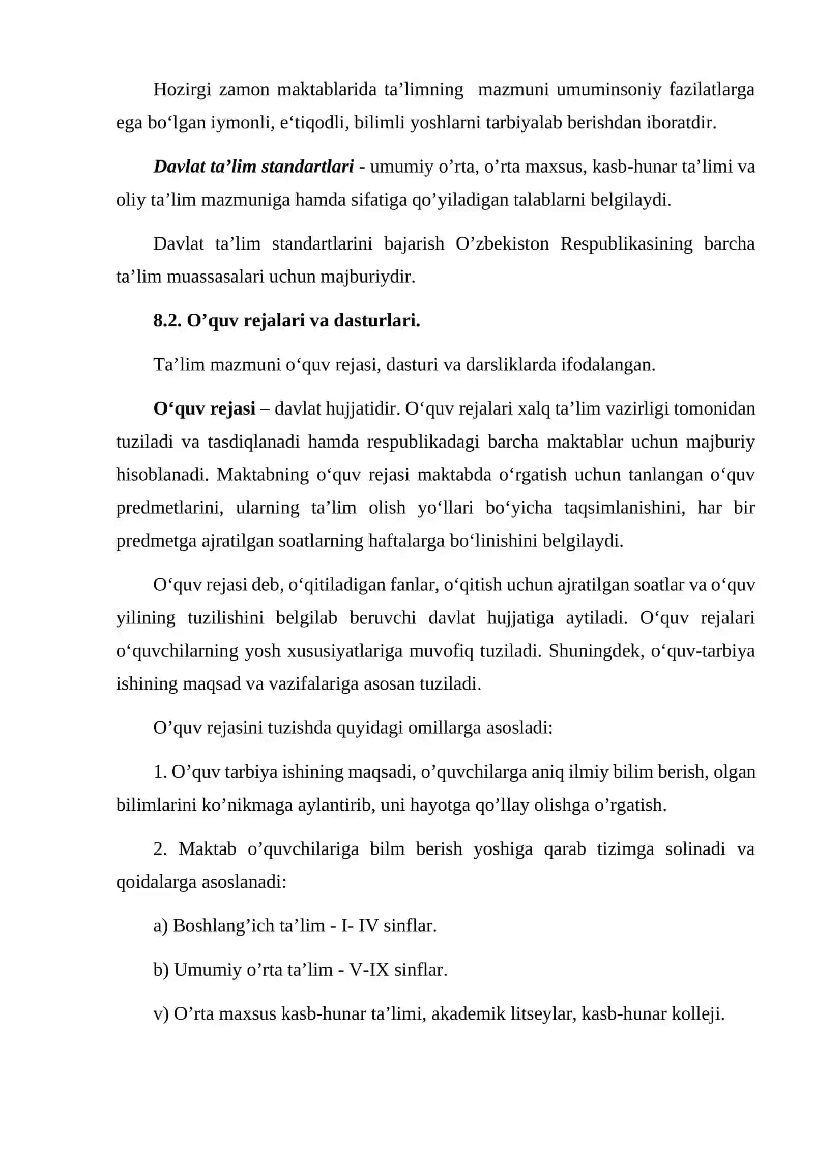 Ta’lim Mazmuni 4