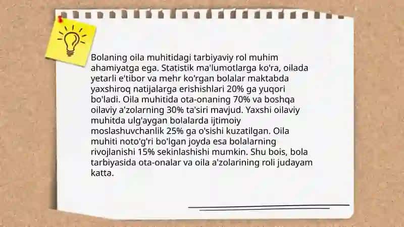 Oilada tarbiya asoslari 4