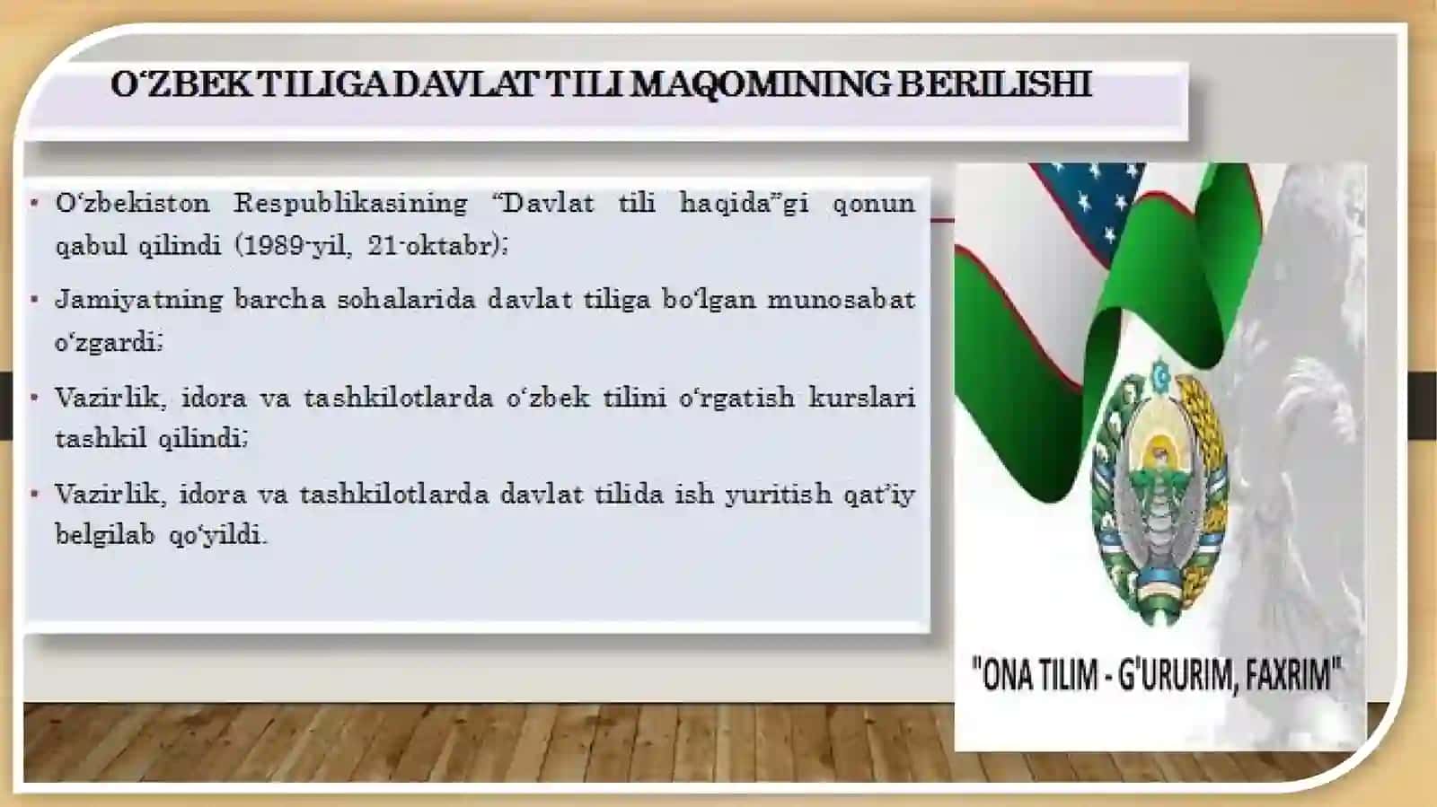 O‘zbek tilining sohada qo‘llanilishi fanining maqsad va vazifalari 4