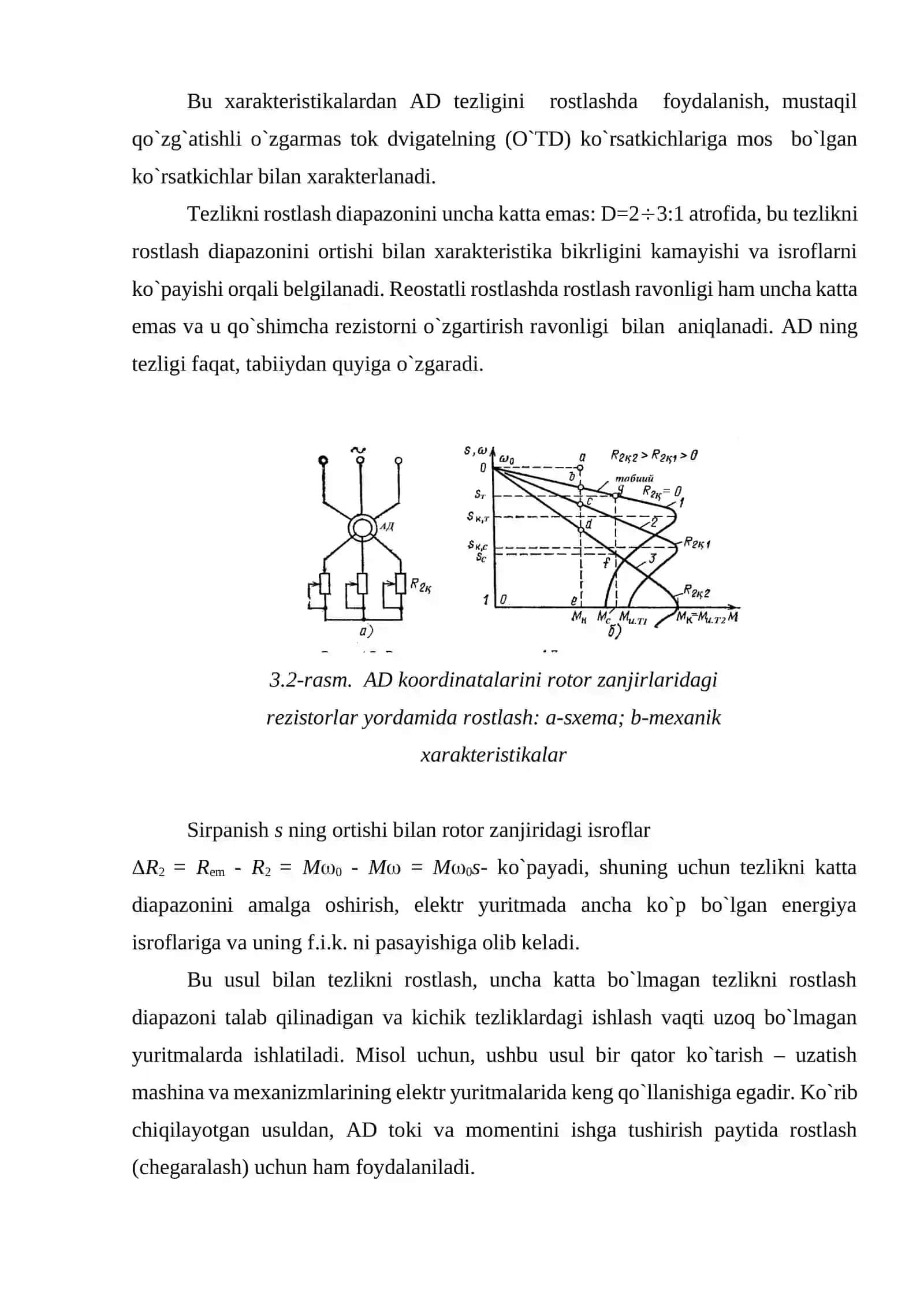Asinxron dvigatelni stator va rotor zanjiriga karshilish 4