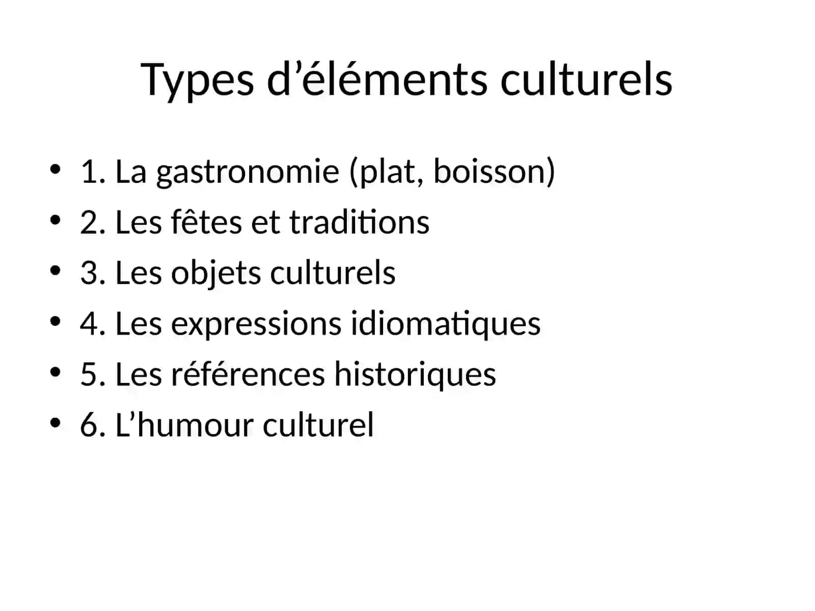 Éléments culturels dans la traduction 4