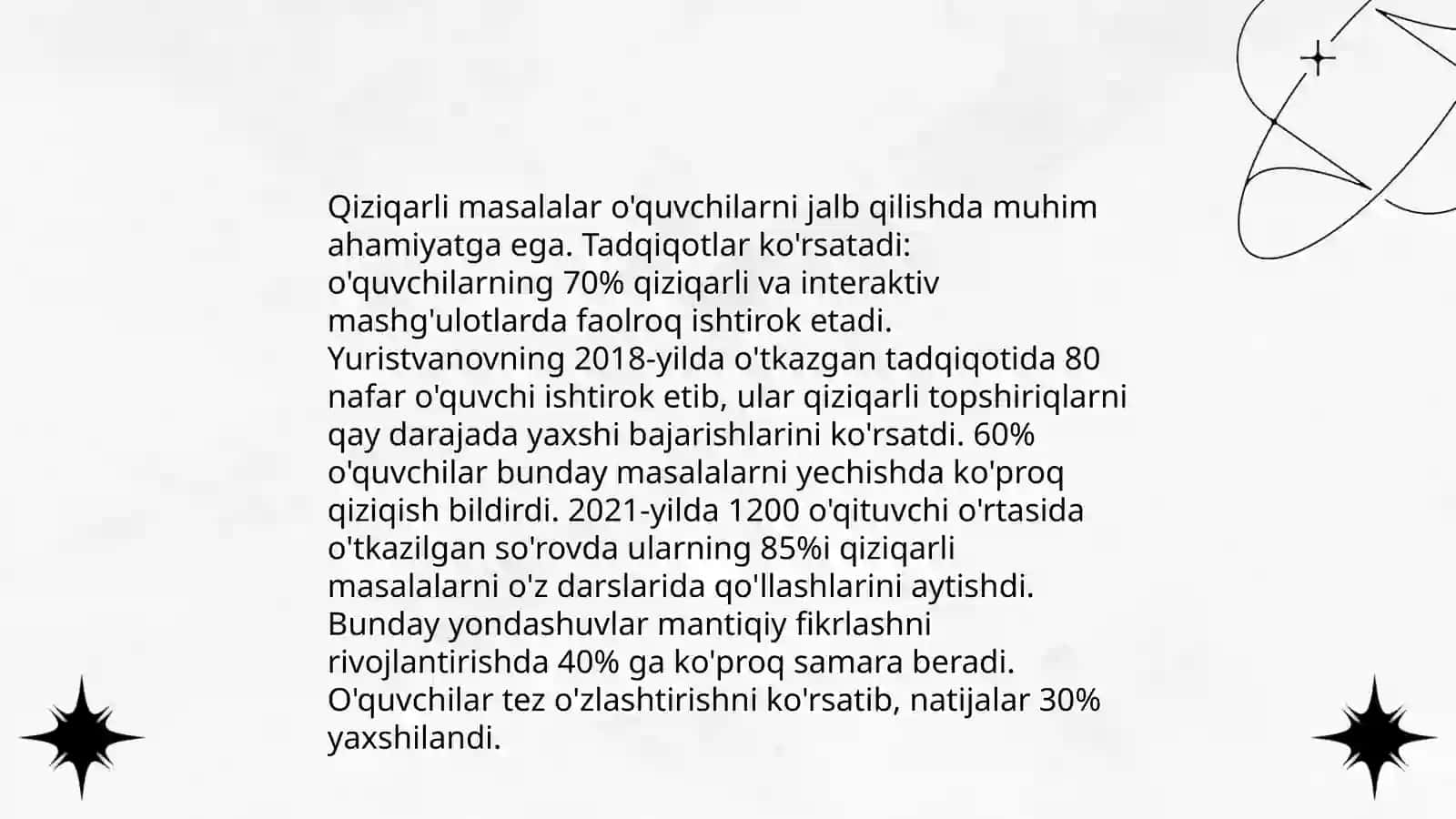 Arifmetik masalalar yechishga o'rgatish metodikasi 4
