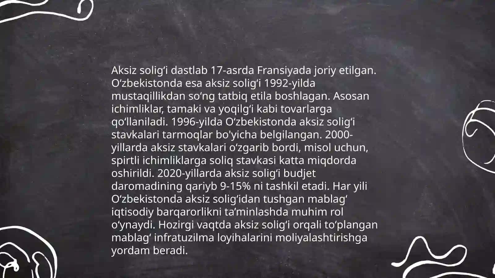 Aksiz soligʻi 4