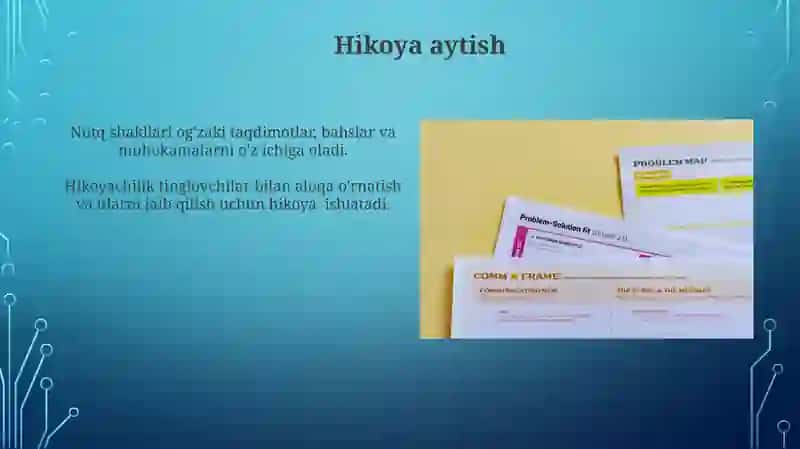 Nutqning uslubiy shakllari 4