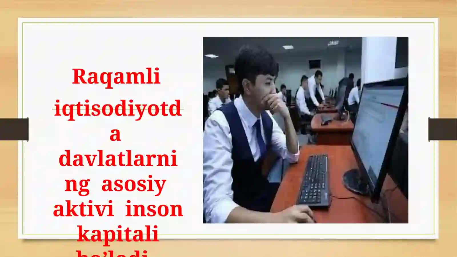 O’zbekiston Respublikasi raqamli iqtisodiyoti Dasturi (O’zRID) 4