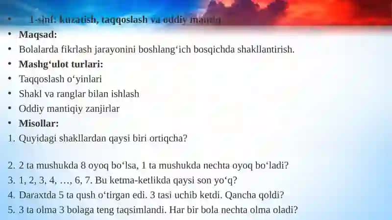Boshlang‘ich sinflarda mantiqiy fikrlash 4