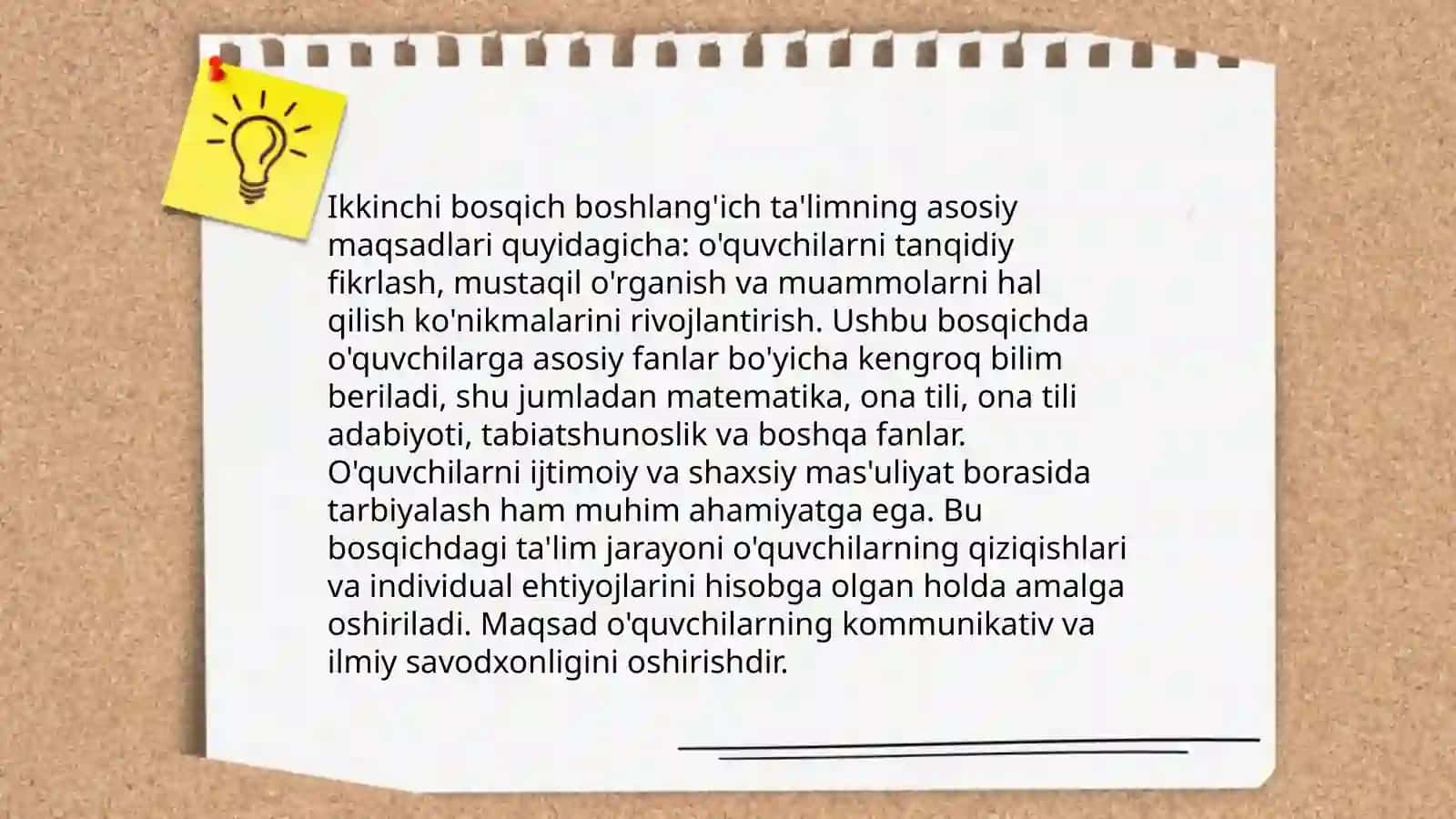 Boshlanğich ta'lim pedagogikasi fanining predmeti maqsad vazifalari 4