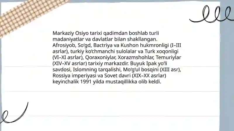Oʻzbekiston tarixi 4