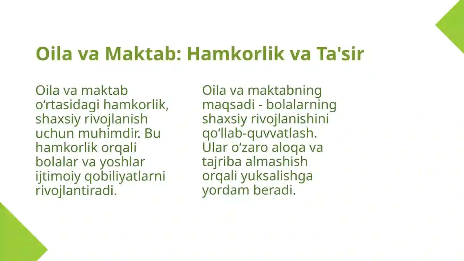 Oila va Maktab: Shaxsiy Rivojlanishdagi Rol 4