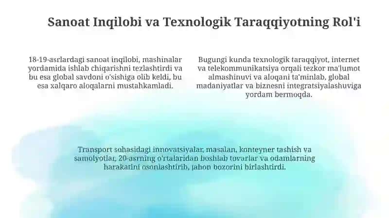Savdo, Migratsiya va Imperiyalar: Global Aloqalarning Asosiy Bosqichlari 4