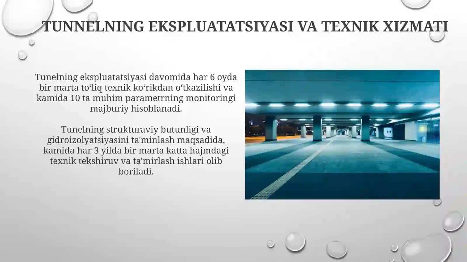 Avtomobil Tonnelining Funktsional Arxitekturasi va Asosiy Qismlari 4