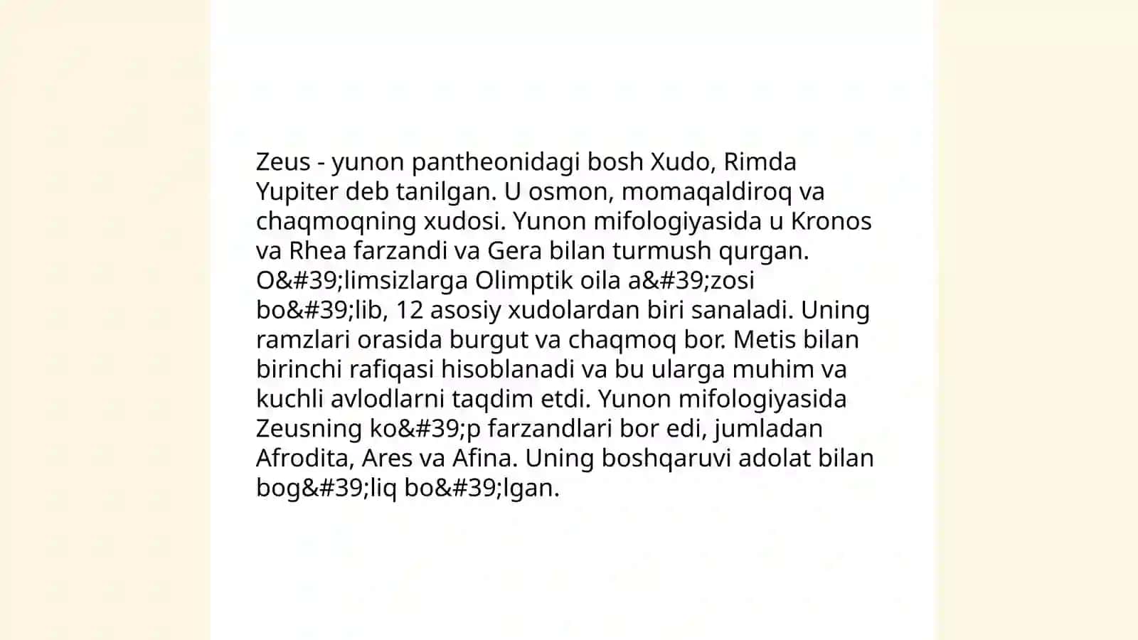 Qadimgi Yunoniston afsonalari 4