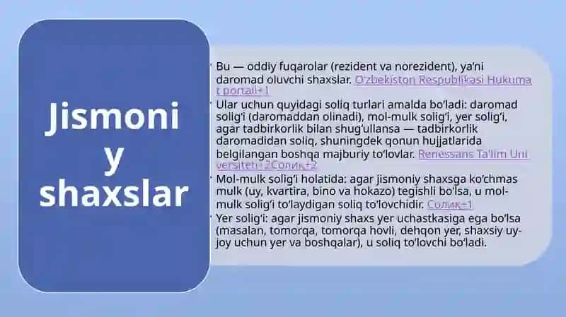 Soliqto‘lovchilarning aydovsiz to‘ifalariga soliq solishning o‘ziga xos xususiyatlari 4