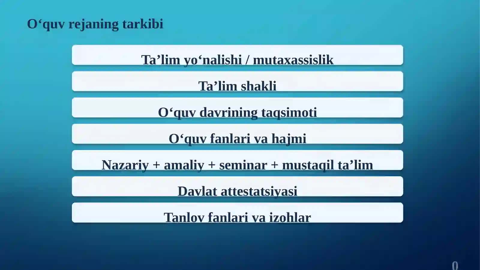 OLIY TA’LIMNING ME’YORIY-HUQUQIY HUJJATLARI 4