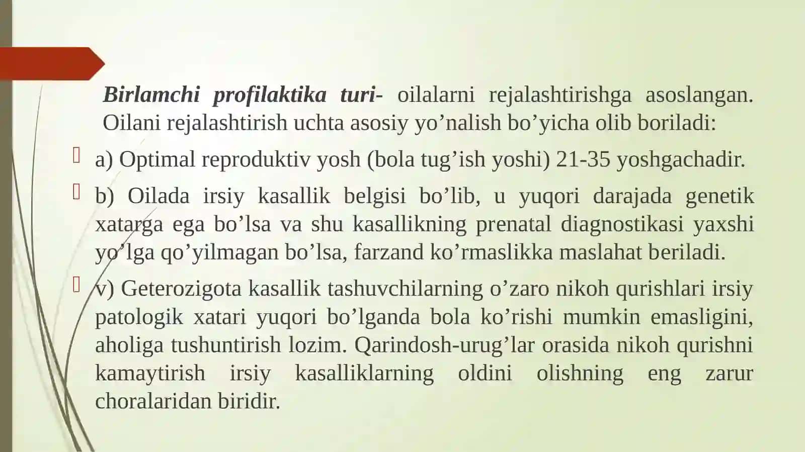 Irsiy kаsаlliklаr.Tibbiy gеnеtik mаslаhаt 4