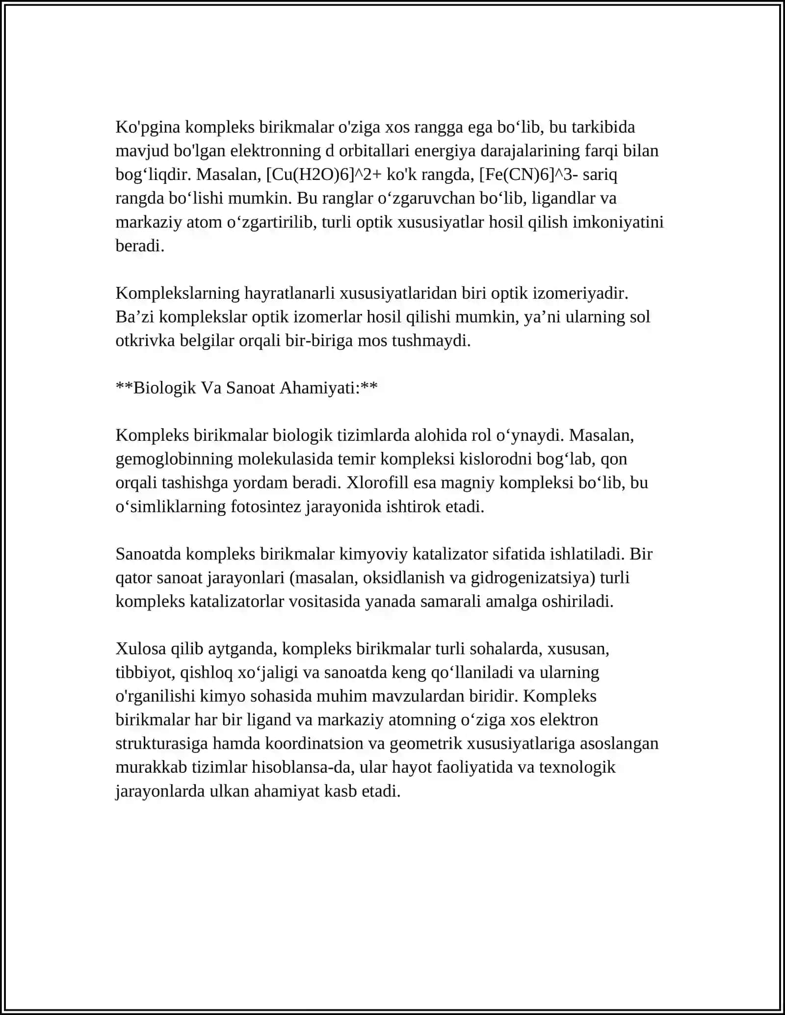 KOMPLEKS BIRIKMALAR 4
