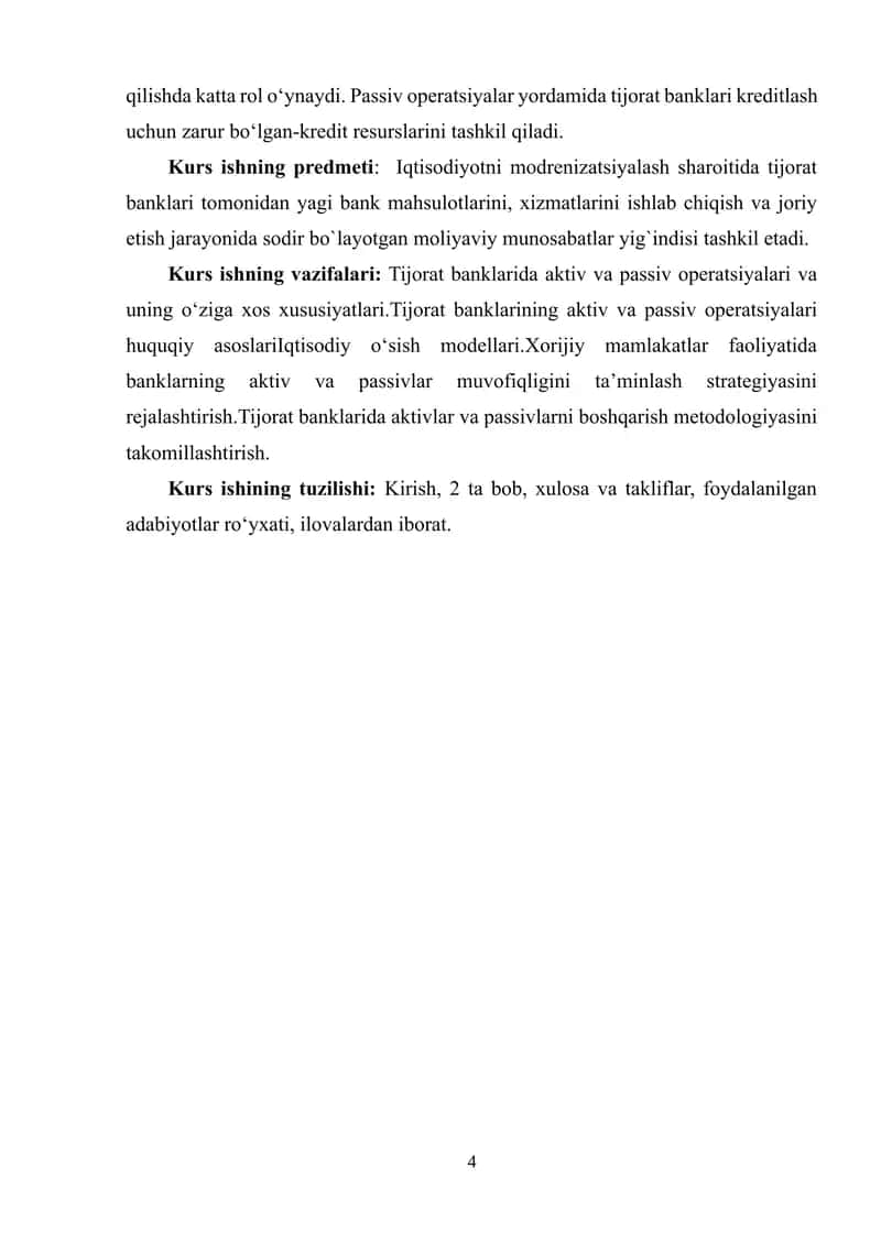 Tijorat banklarining kapitallashuvini oshirishda xorijiy mamlakatlar tajribasidan foydalanish imkoniyatlari. 4