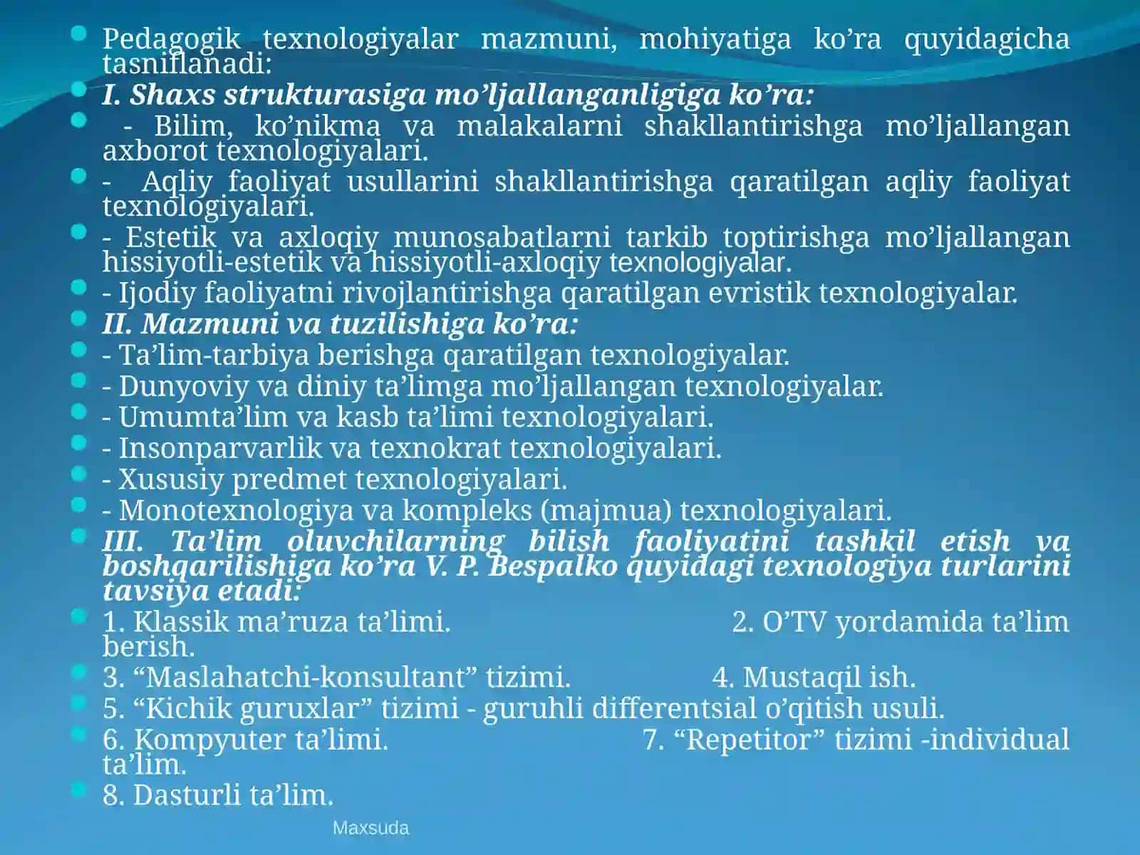 Pedagogik texnologiyalar haqida umumiy tushuncha 4