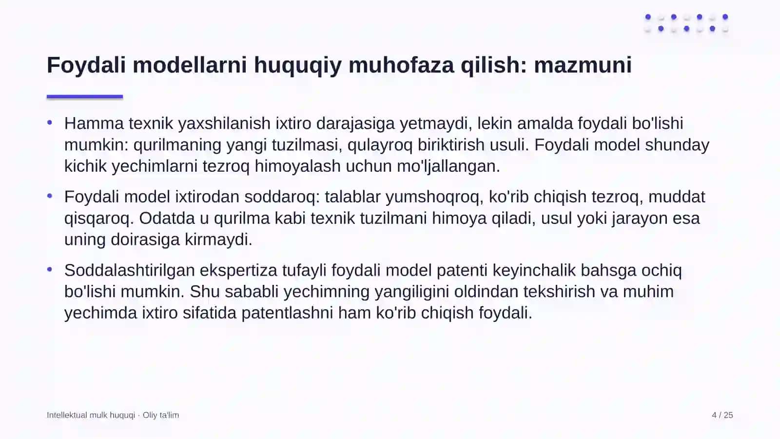 markaziy bank tizimida foydali modellarni huquqiy muhofaza qilish 3092 4