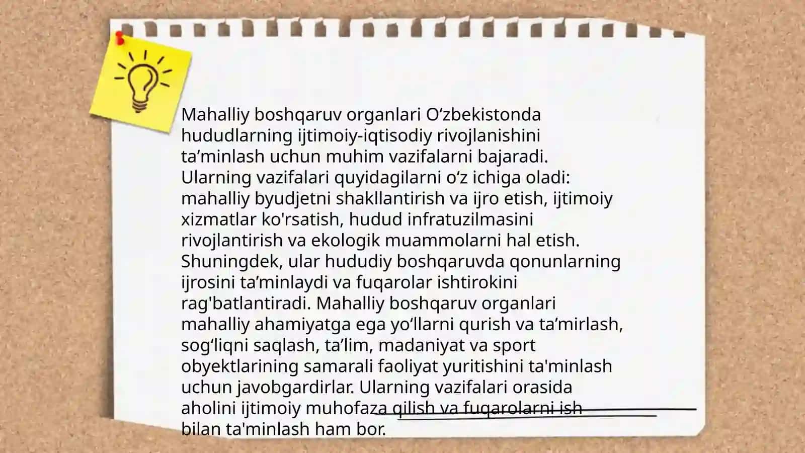 Markaziy va mahalliy boshqaruv organlarining vazifalari 4