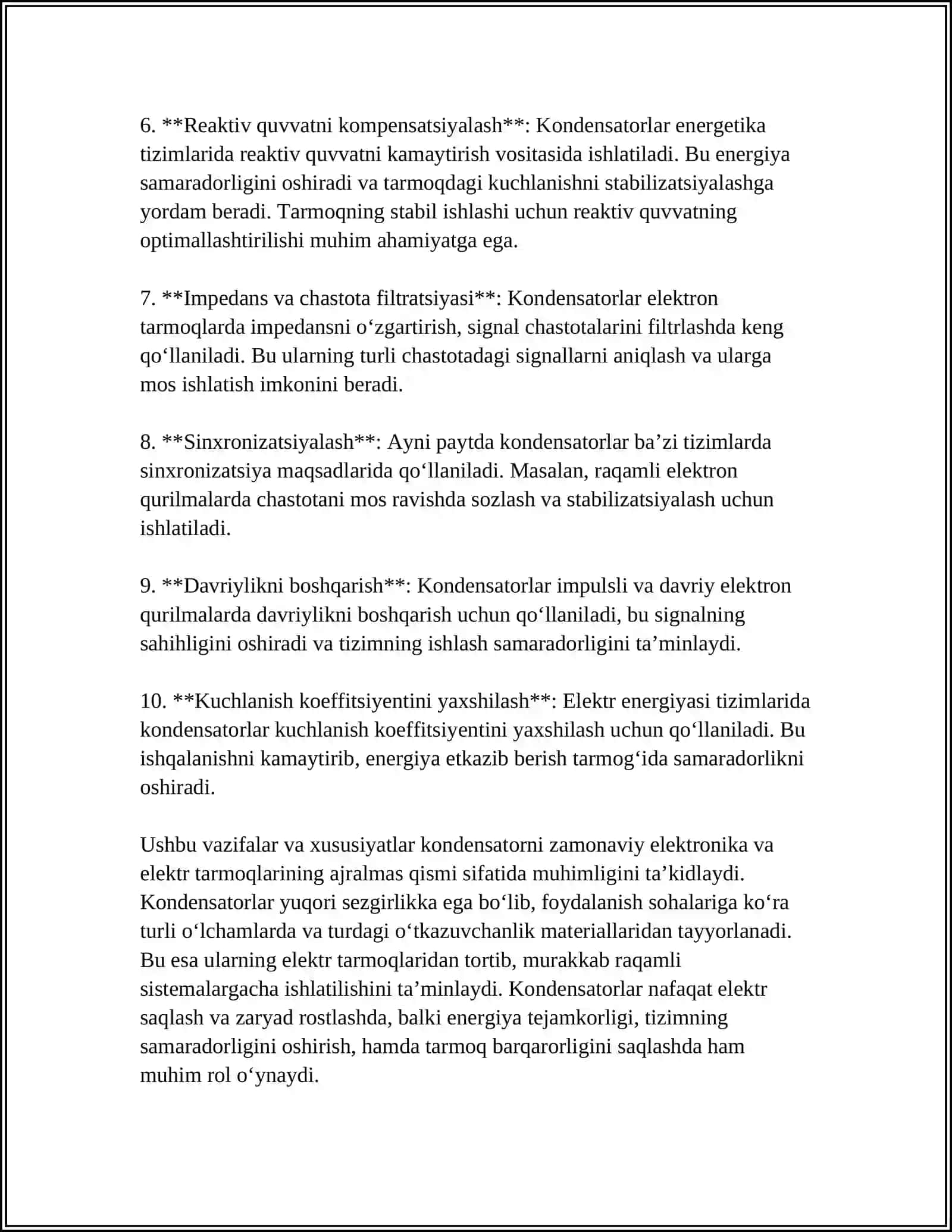 KONDENSATOR 4