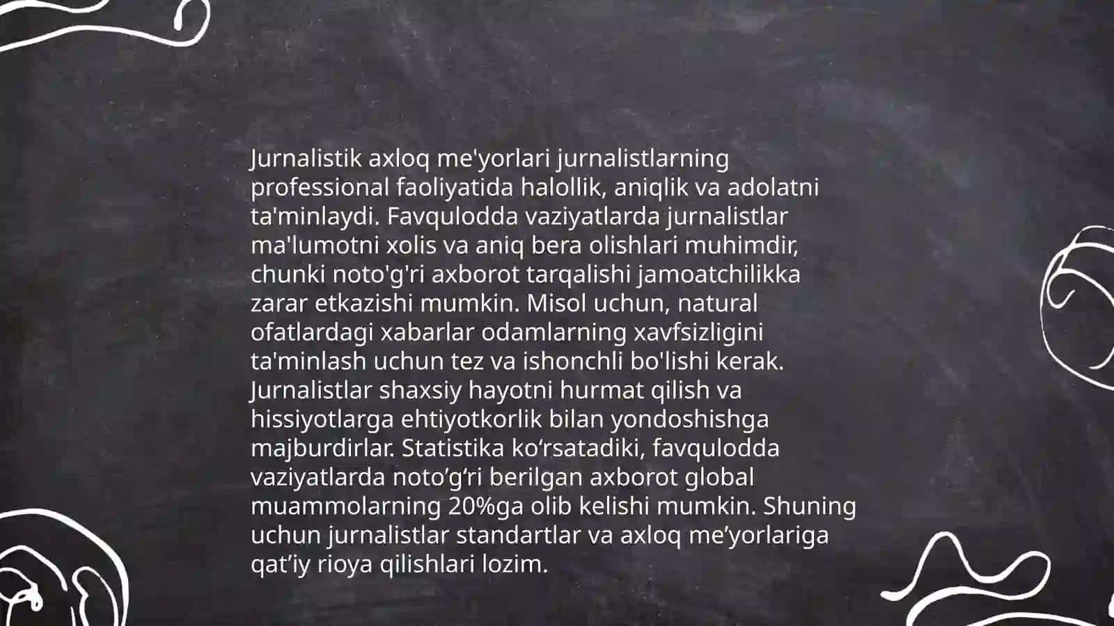 Favqulotta vaziyatlarda jurnalistning pozitsiyasi 4