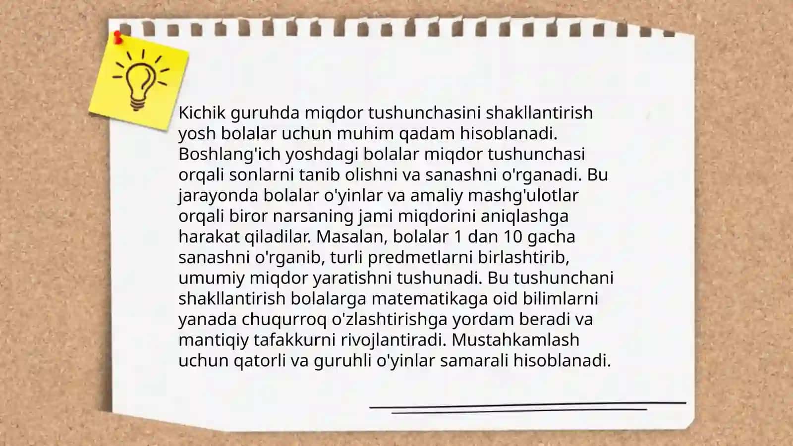 Maktabgacha yoshdagi bolalarda miqdor va son sanoq haqidagi bilimlarni shakllantirish va sanashga oʻrgatish 4