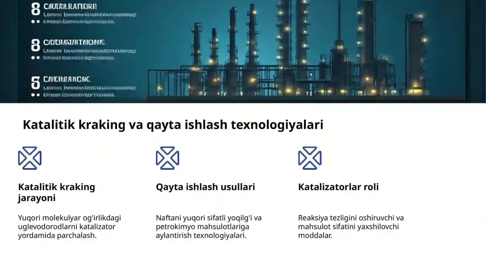 Neft va gazni qayta ishlash: zamonaviy texnologiyalar 4