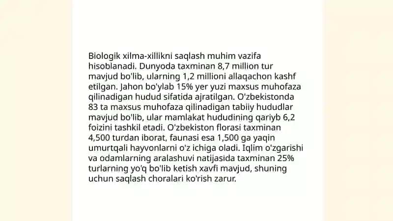 Tabiiy fanlarda tabiatni muhofaza qilishga doir OʻQUV loyihasi metodikasi Taqdimot (slayd) 4