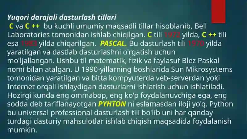 Python dasturlash muhiti 4