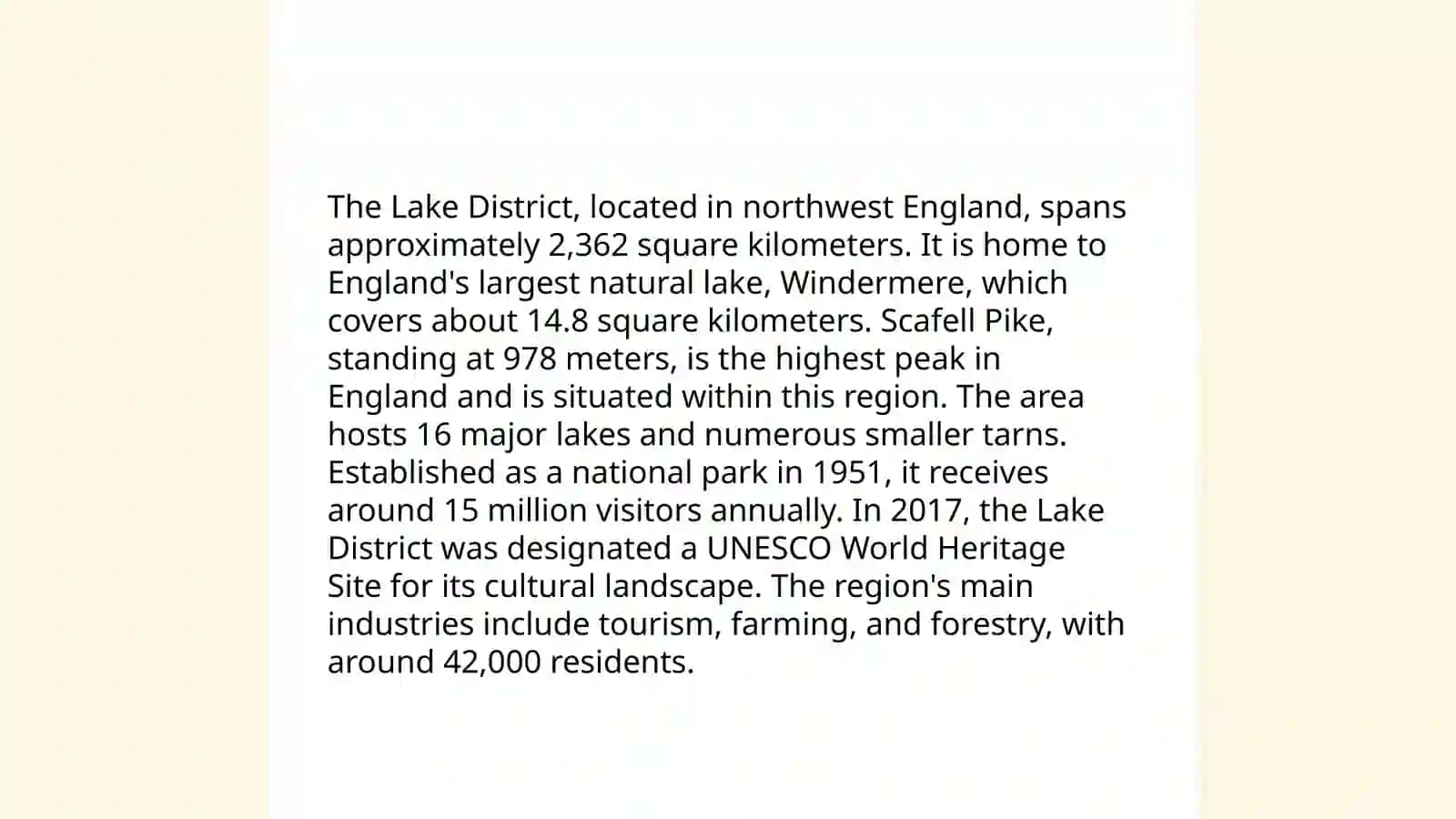Geographical location mountains rivers and lakes of Great Britain 4