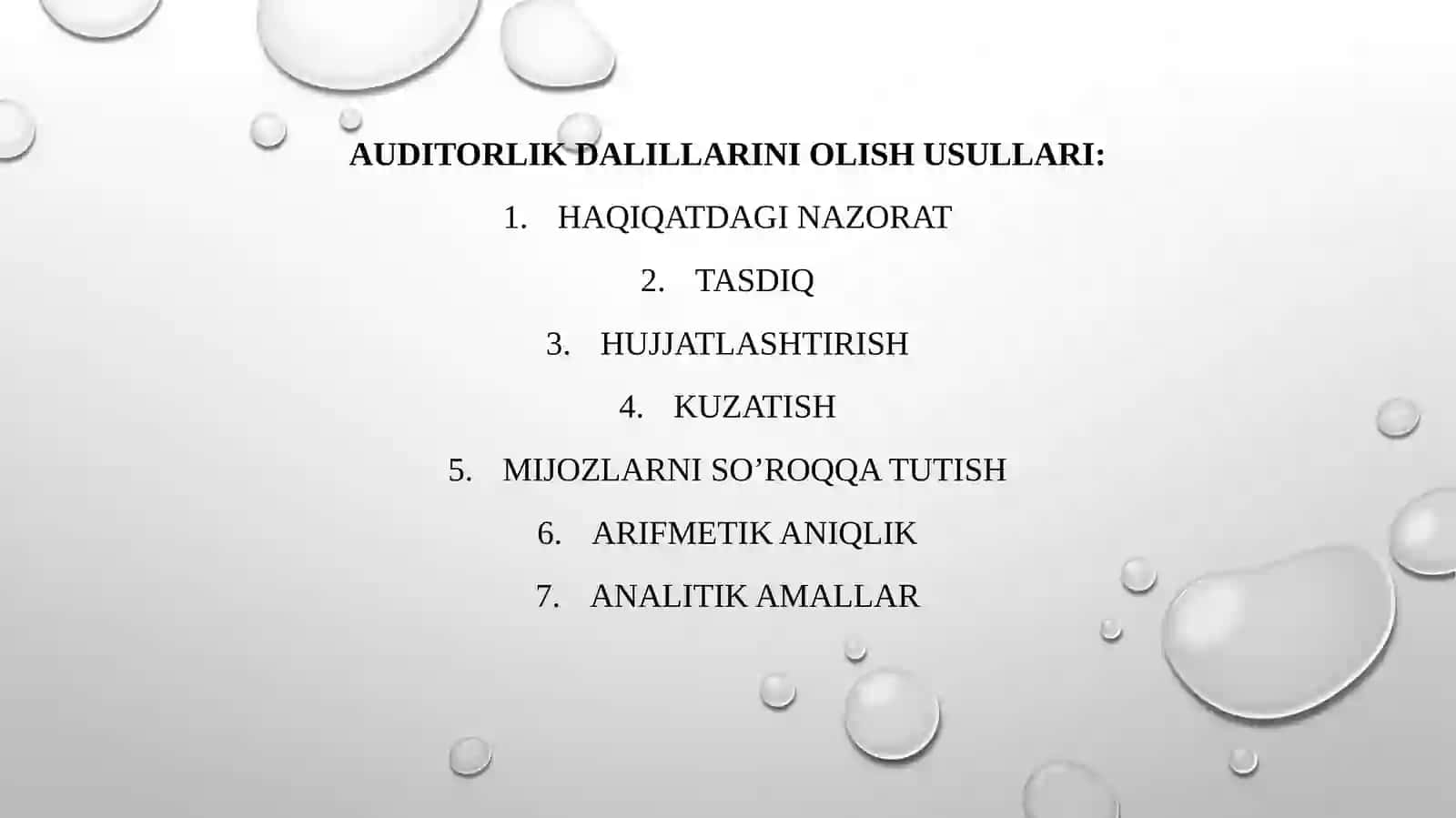Auditorlik dalillar 4