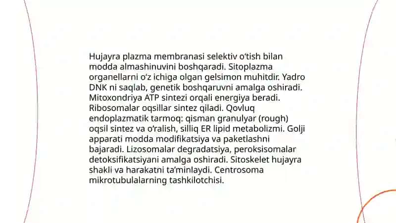 Odam organizmining tuzilishi 4