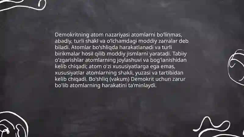 Geraklit va Demokritning falsafasiy qarashlari 4