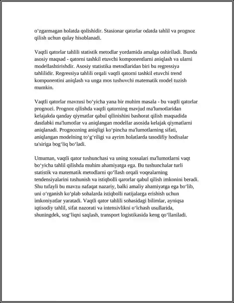 VAQTLI QATORLAR TOG'RISIDA UMUMIY TUSHUNCHALAR 4