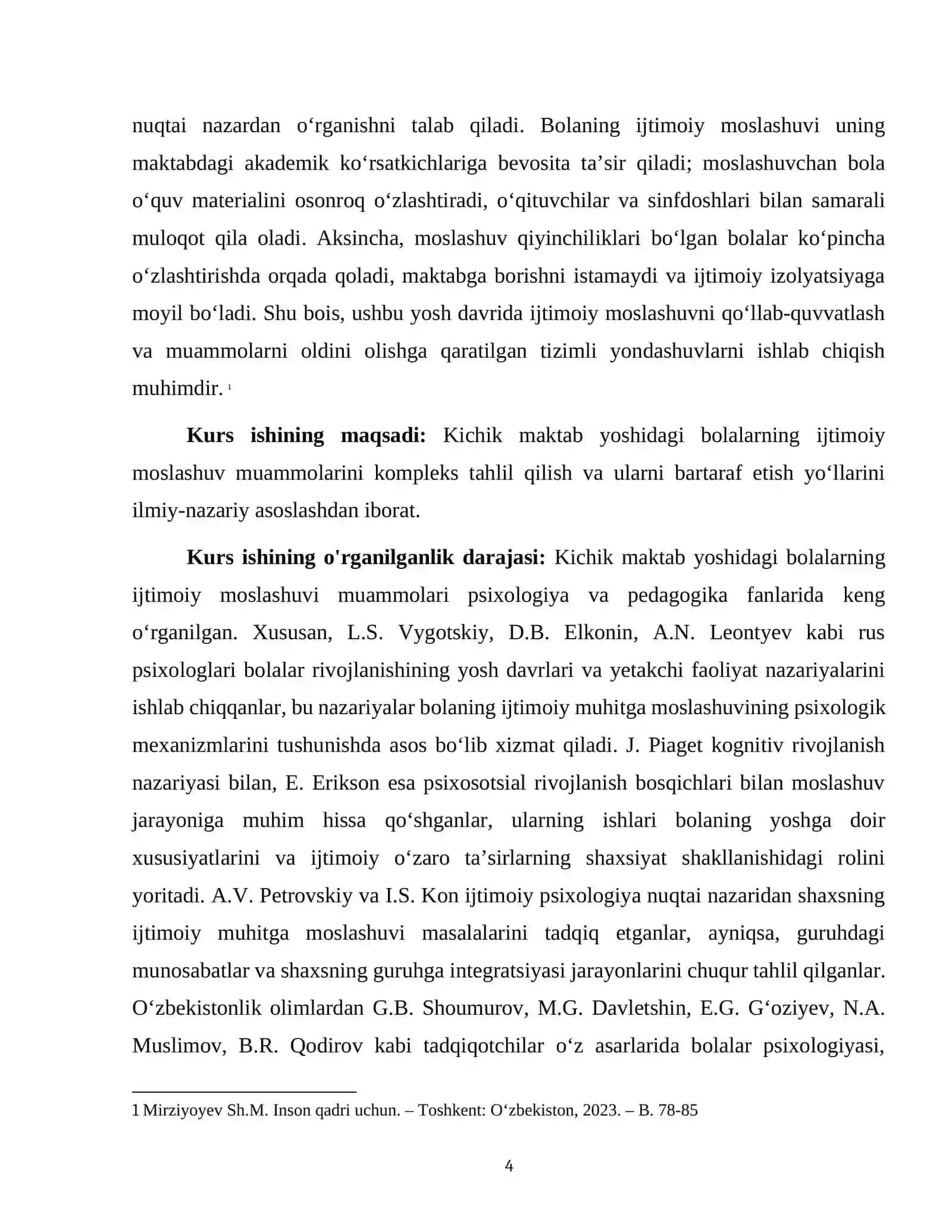 KICHIK MAKTAB YOSHIDAGI BOLALARNING IJTIMOIY MOSLASHUVI NAZARIY ASOSLARI VA XUSUSIYATLARI 4