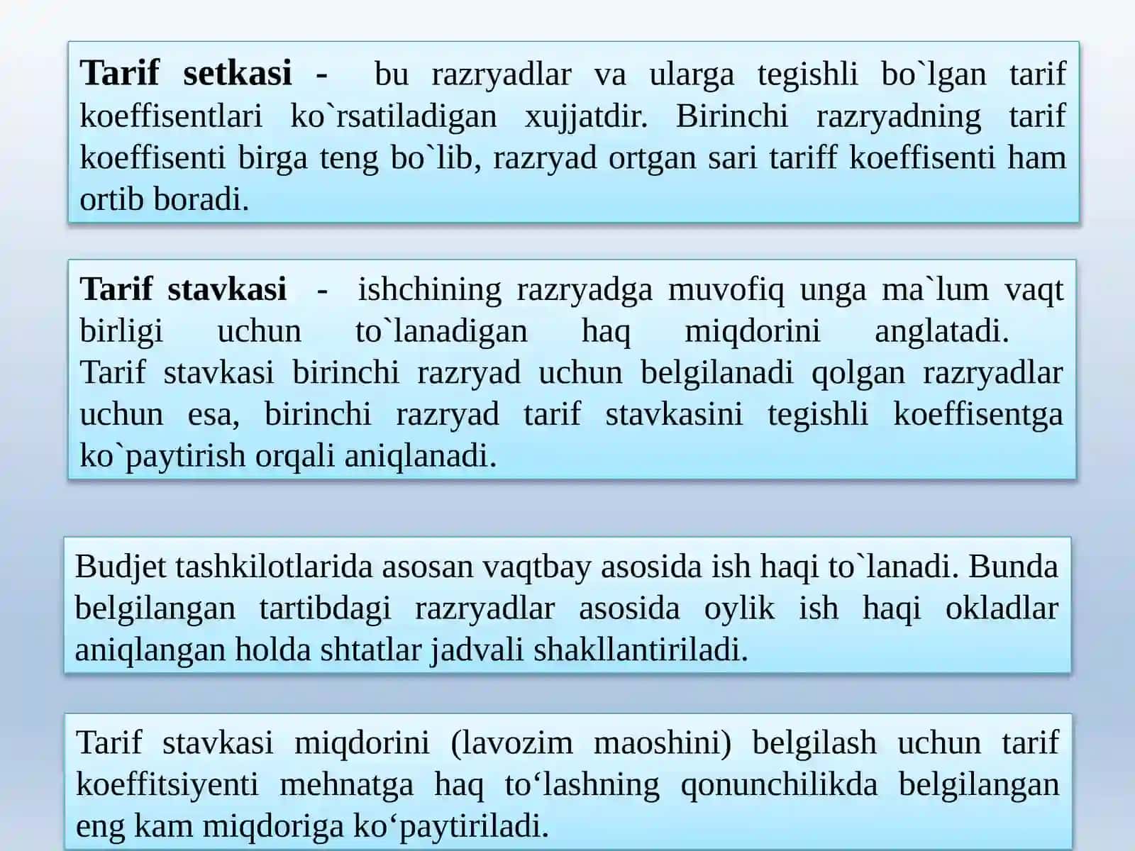 Budjet tashkilotlarida xodimlar va stipendiya oluvchilar bilan hisoblashuvlar hisobi 4