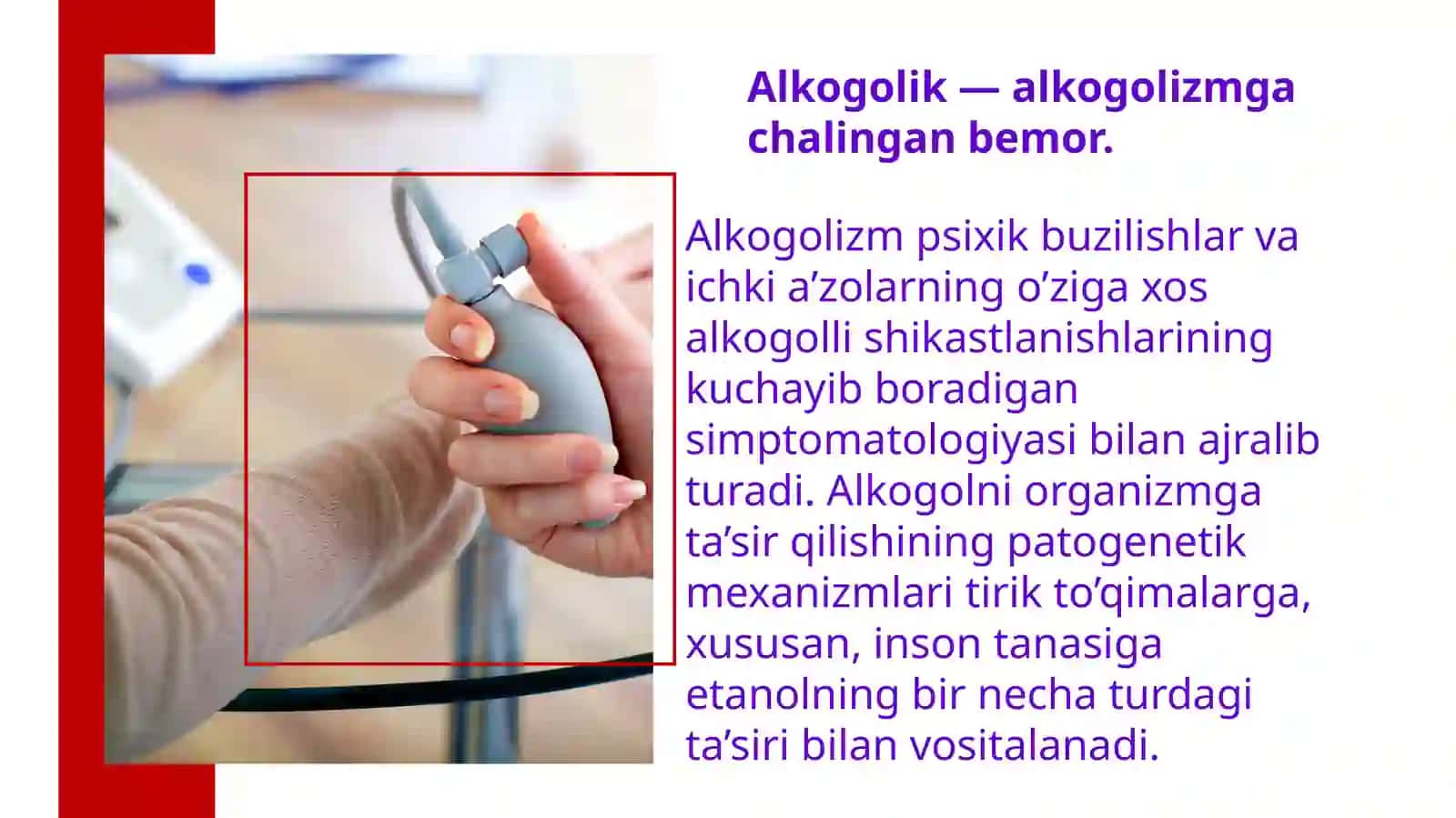 ALKOGOLIZM - ETILOGIYASI, BOSQICHLARI, ZARARLARI, TASHXISLASH, ICHKILIKBOZLIKNI DAVOLASH 4