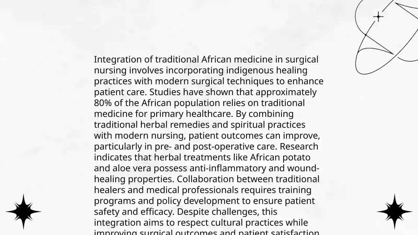 Traditional African Healing Practices in Surgical Recovery 4