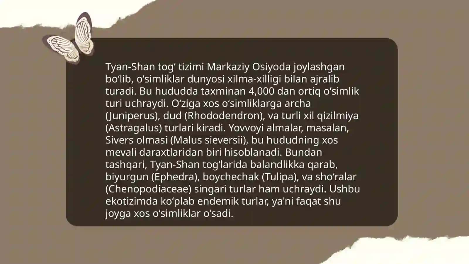 Oʻzbekiston florasi endemlari 4