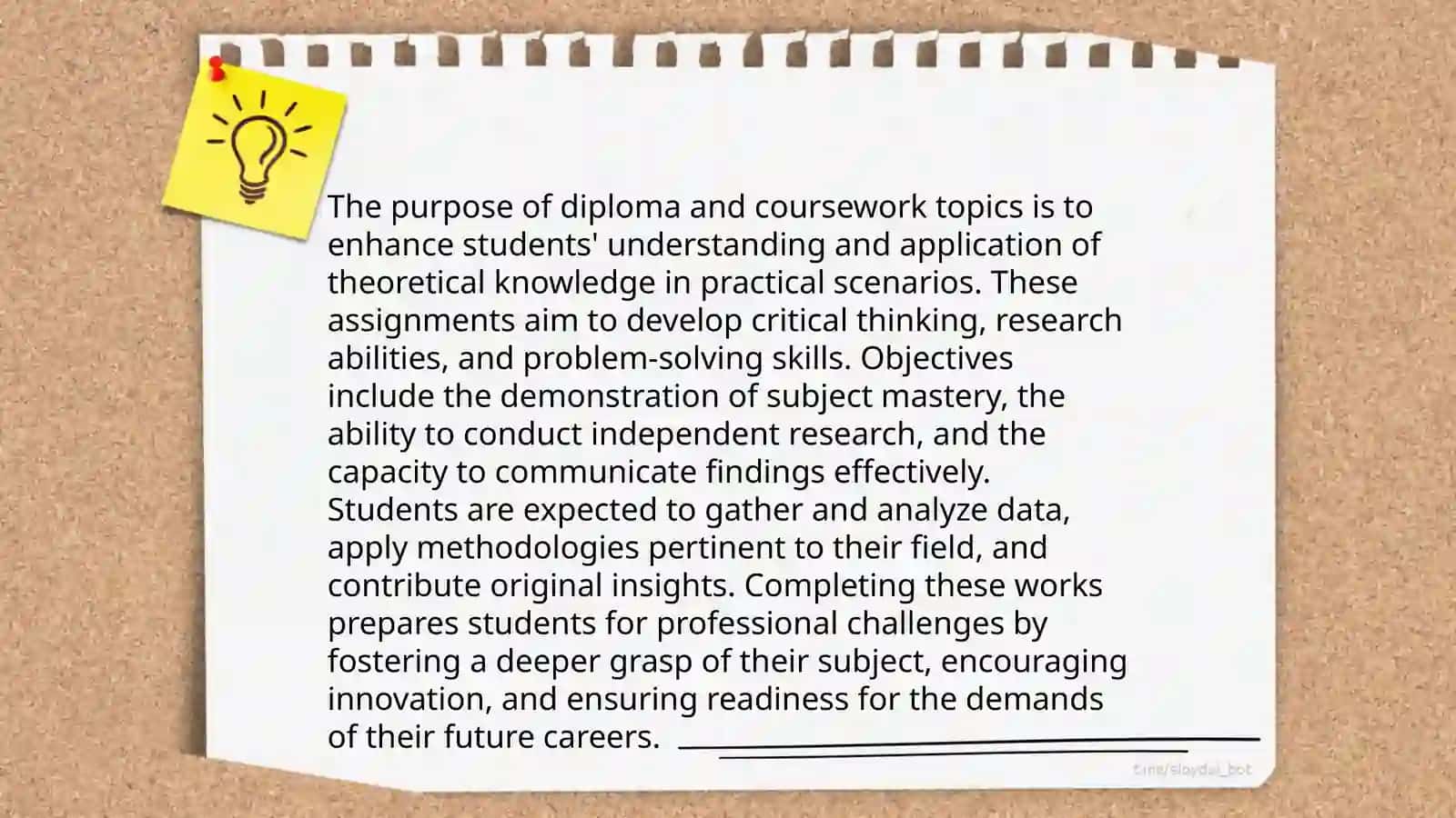 Differences between a diploma work and a course work 4