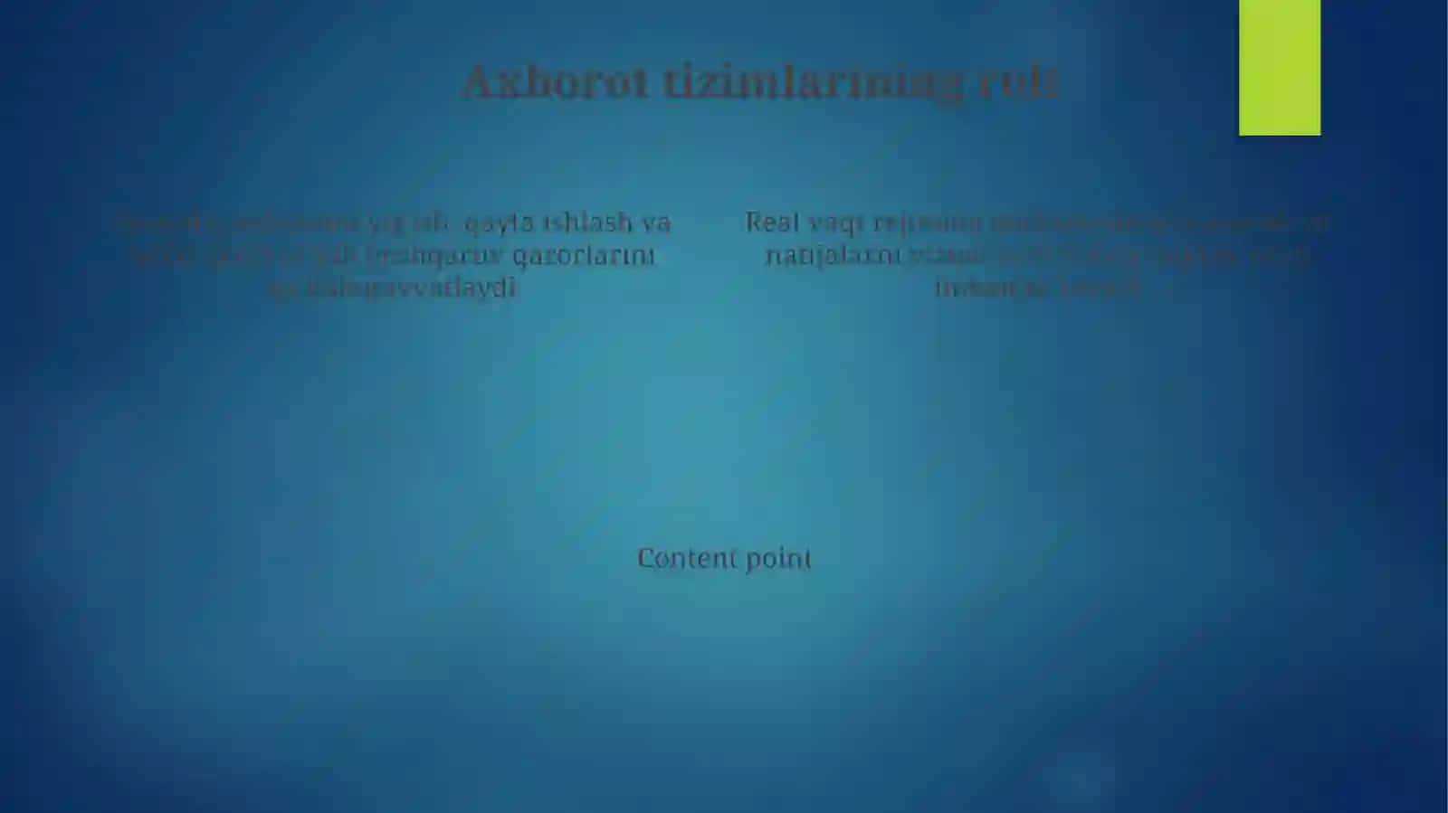 Diagrammalar yordamida iqtisodiy axborotni tahlil qilish texnologiyasi 4