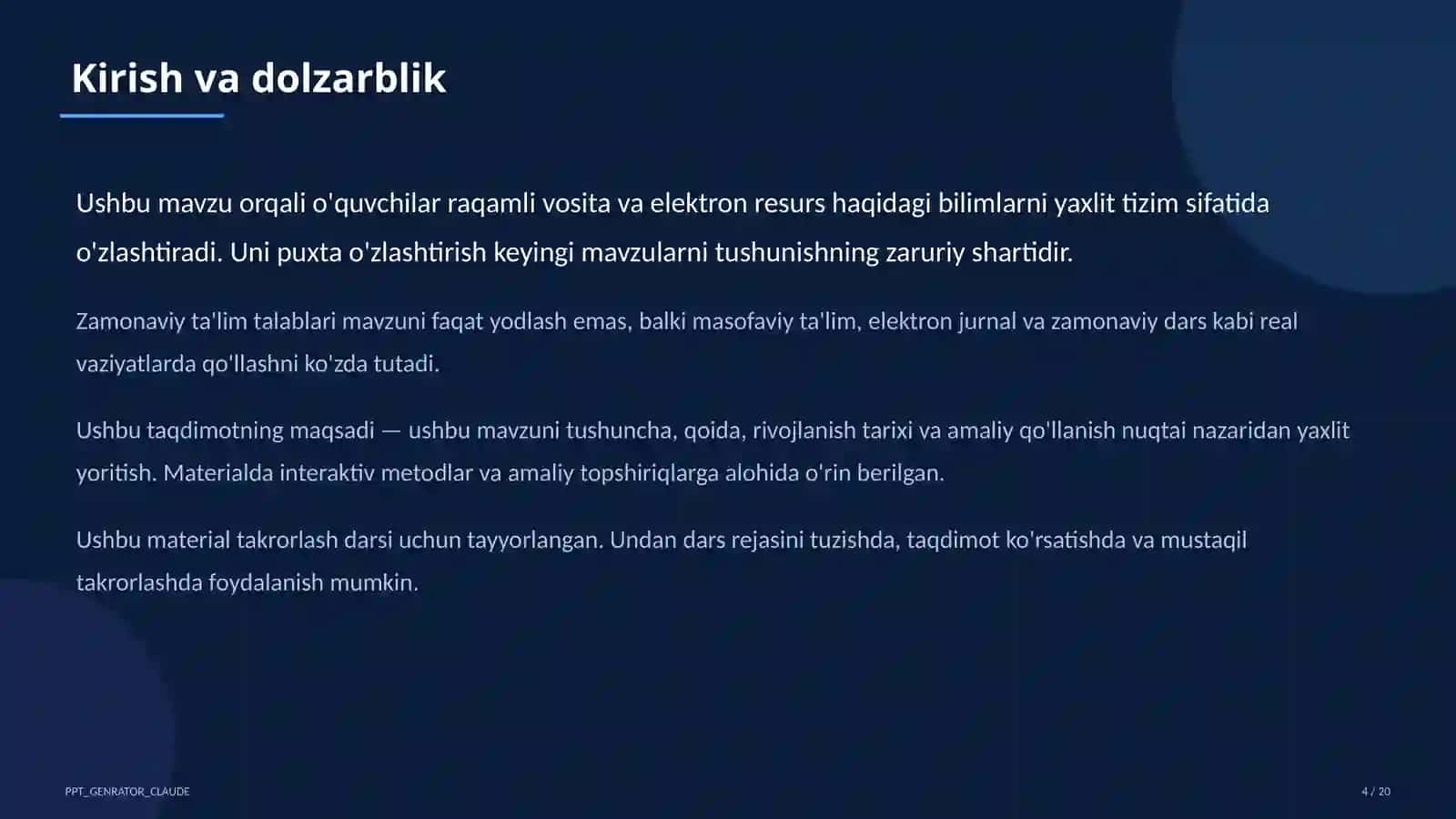 Ta'lim analitikasi: o'quvchi natijalarini tahlil qilish 4